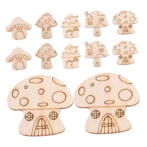 POPETPOP 20 Stück Unbehandelte Holzscheiben, Pilz-holzausschnitte, Verzierungen, Mini-diy-holzscheiben, Blanke Ornamentanhänger Für Weihnachten, Feiertage, Hochzeiten, Geburtstage POPETPOP 20 Stück Unbehandelte Holzscheiben, Pilz-holzausschnitte, Verzierungen, Mini-diy-holzscheiben, Blanke Ornamentanhänger Für Weihnachten, Feiertage, Hochzeiten, Geburtstage von POPETPOP