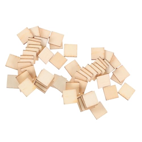 POPETPOP 200 Stück Leere Holzquadrate: 4 Cm, Unfertige Holzstücke Für Heimwerkerarbeiten, Hochzeits- Und Feiertagsdekorationen Zum Bemalen Und Beizen Einzigartiger Kunstprojekte POPETPOP 200 Stück Leere Holzquadrate: 4 Cm, Unfertige Holzstücke Für Heimwerkerarbeiten, Hochzeits- Und Feiertagsdekorationen Zum Bemalen Und Beizen Einzigartiger Kunstprojekte von POPETPOP