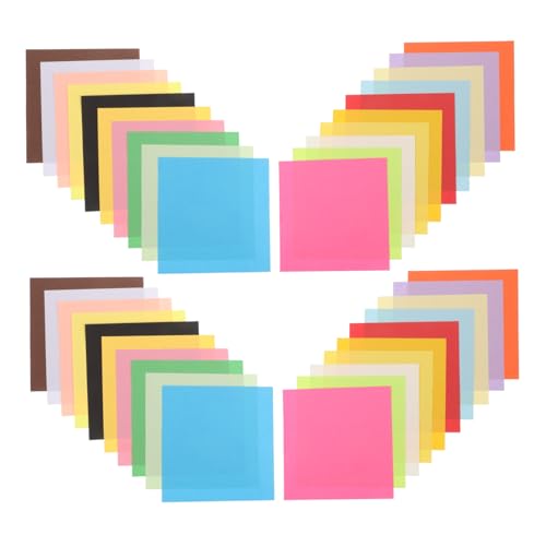 POPETPOP 200 Stück Quadratisches Origami-papier: 20 Leuchtende Farben, Bastel-faltpapier – Origami-bastelarbeiten Für Kinder, Diy-schule, Kunsthandwerksprojekte von POPETPOP
