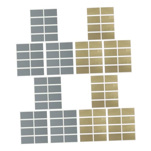 POPETPOP 200 Stück Scratch Off Sticker Selbstklebende Rechteckige Rubbelaufkleber Gold Silber Interaktive Geburtstagskarten Elegante Spielpreis Kratzkarten für DIY Überraschungen und POPETPOP 200 Stück Scratch Off Sticker Selbstklebende Rechteckige Rubbelaufkleber Gold Silber Interaktive Geburtstagskarten Elegante Spielpreis Kratzkarten für DIY Überraschungen und von POPETPOP