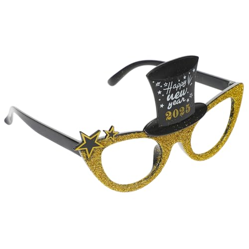POPETPOP 2025 Partygeschenke für das neue Jahr brillen Partydekoration Lustige Brille für Partys Weihnachtsfeier Brille Neujahrsfoto -Requisiten Neujahrsvorräte Neujahrsbrille Stk Golden POPETPOP 2025 Partygeschenke für das neue Jahr brillen Partydekoration Lustige Brille für Partys Weihnachtsfeier Brille Neujahrsfoto -Requisiten Neujahrsvorräte Neujahrsbrille Stk Golden von POPETPOP