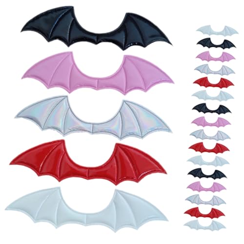 POPETPOP 20Stücke DIY Fledermausflügel Bastelzubehör für Halloween Dekoration für Kleidung Taschen und Partygäste für Bastelprojekte und POPETPOP 20Stücke DIY Fledermausflügel Bastelzubehör für Halloween Dekoration für Kleidung Taschen und Partygäste für Bastelprojekte und von POPETPOP