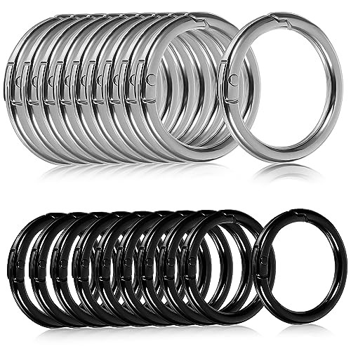 POPETPOP 20Stücke O Ringe Schlüsselanhänger Clips für DIY Bastelprojekte Robuste Karabinerhaken für Stabile für Schlüsselketten POPETPOP 20Stücke O Ringe Schlüsselanhänger Clips für DIY Bastelprojekte Robuste Karabinerhaken für Stabile für Schlüsselketten von POPETPOP