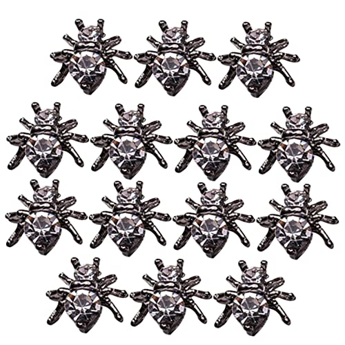 POPETPOP 20Stücke Spinnen Charms Dekoration Halloween Nagelkunst für DIY Maniküre und Nail Art Gestaltung POPETPOP 20Stücke Spinnen Charms Dekoration Halloween Nagelkunst für DIY Maniküre und Nail Art Gestaltung von POPETPOP