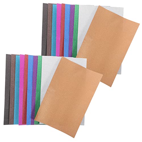 POPETPOP 20stücke Glitzerpapier Selbstklebend Für Bastelprojekte Einladungskarten Grußkarten Und Kinderhandwerk Bunte Mischungen Geeignet Für Partys Und Dekoration POPETPOP 20stücke Glitzerpapier Selbstklebend Für Bastelprojekte Einladungskarten Grußkarten Und Kinderhandwerk Bunte Mischungen Geeignet Für Partys Und Dekoration von POPETPOP