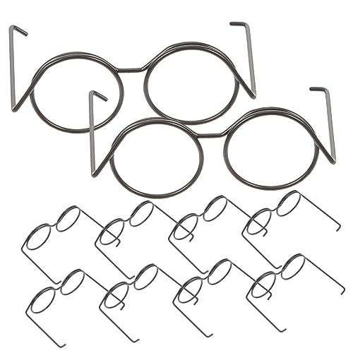 POPETPOP 20stücke Mini-Brillen Für Puppen Rahmiges Design Ohne Gläser Für Puppen-ankleidezimmer Und DIY-projekte Exquisit Und Stilvoll von POPETPOP