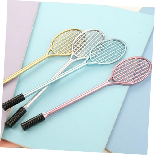 POPETPOP 24 Stück Teiliges Badmintonschläger Gelstift Bunte Kugelschreiber Federball Design für Lehrer Sportfans Schreibspaß Bürobedarf POPETPOP 24 Stück Teiliges Badmintonschläger Gelstift Bunte Kugelschreiber Federball Design für Lehrer Sportfans Schreibspaß Bürobedarf von POPETPOP