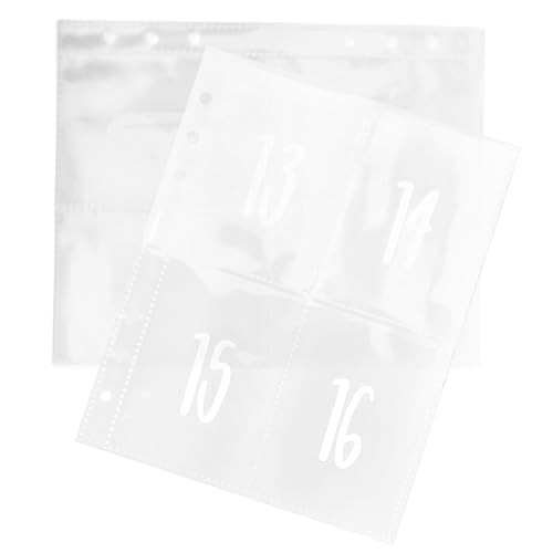POPETPOP 25 Blatt Teiliges Budget Binder Einlagen aus Robustem PVC Wiederverwendbare Umschläge mit Vorgestanzten Löchern Leicht und Praktisch für Haushaltsbuch Geldorganisation Kompatibel POPETPOP 25 Blatt Teiliges Budget Binder Einlagen aus Robustem PVC Wiederverwendbare Umschläge mit Vorgestanzten Löchern Leicht und Praktisch für Haushaltsbuch Geldorganisation Kompatibel von POPETPOP
