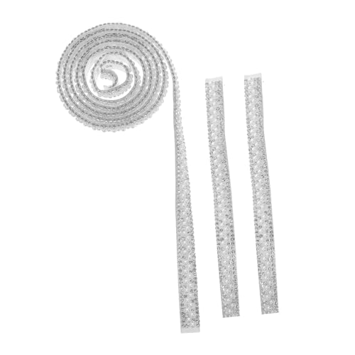 POPETPOP 2Rollen Selbstklebendes Strassband mit Perlen Glitzernde Dekoration für Bastelprojekte Vielseitig Einsetzbar für Hochzeiten Kleider Schuhe und Taschen POPETPOP 2Rollen Selbstklebendes Strassband mit Perlen Glitzernde Dekoration für Bastelprojekte Vielseitig Einsetzbar für Hochzeiten Kleider Schuhe und Taschen von POPETPOP