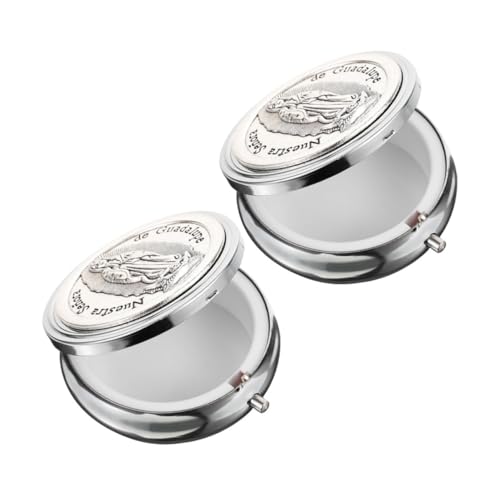 POPETPOP 2Stücke Metall Aufbewahrungsbox für Halsketten Robuste Dekorative Schmuckschatulle mit Einzigartigem Design für Religiöse Anlässe Geburtstage und Feiertage POPETPOP 2Stücke Metall Aufbewahrungsbox für Halsketten Robuste Dekorative Schmuckschatulle mit Einzigartigem Design für Religiöse Anlässe Geburtstage und Feiertage von POPETPOP