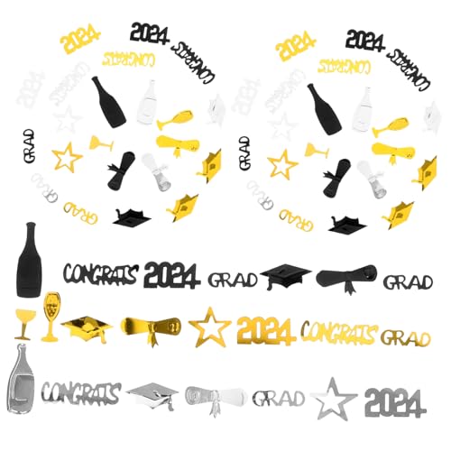 POPETPOP 2Taschen Tüten Abschluss Konfetti Mehrfarbiges Dekorations Konfetti für Abschlussfeiern Tischdekoration für Graduationspartys und Feiern POPETPOP 2Taschen Tüten Abschluss Konfetti Mehrfarbiges Dekorations Konfetti für Abschlussfeiern Tischdekoration für Graduationspartys und Feiern von POPETPOP