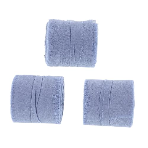 POPETPOP 3 Rollen Schleife Band Für Blumenstrauß Geschenkband Zum Verpacken Hochzeitsband Packband Vorhanden Partyverpackungsband Bänder Für Die Hochzeit Blumenstrauß Diy Band Chiffon Blue POPETPOP 3 Rollen Schleife Band Für Blumenstrauß Geschenkband Zum Verpacken Hochzeitsband Packband Vorhanden Partyverpackungsband Bänder Für Die Hochzeit Blumenstrauß Diy Band Chiffon Blue von POPETPOP