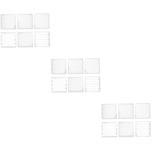POPETPOP 3 Sätze Wandmalerei-vorlage Schablonen Zum Malen Bienenwabe Für Kunst Wandmalerei Vorlage Farbspritzschablone Malvorlagentafel Weiß 6 Stücke * 3 POPETPOP 3 Sätze Wandmalerei-vorlage Schablonen Zum Malen Bienenwabe Für Kunst Wandmalerei Vorlage Farbspritzschablone Malvorlagentafel Weiß 6 Stücke * 3 von POPETPOP