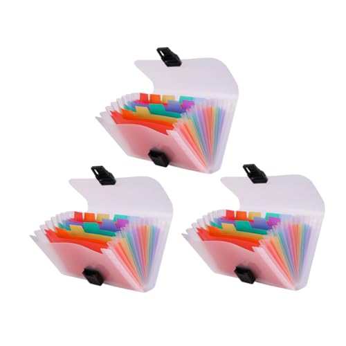 POPETPOP 3 Stück Multifunktionaler Teilig Fächermappe Dokumenten Ordner mit Fächern Tragbarer Quittungs und Beleg Organizer Erweiterbarer Kunststoff Aktenhalter für Büro Reise und Alltag POPETPOP 3 Stück Multifunktionaler Teilig Fächermappe Dokumenten Ordner mit Fächern Tragbarer Quittungs und Beleg Organizer Erweiterbarer Kunststoff Aktenhalter für Büro Reise und Alltag von POPETPOP