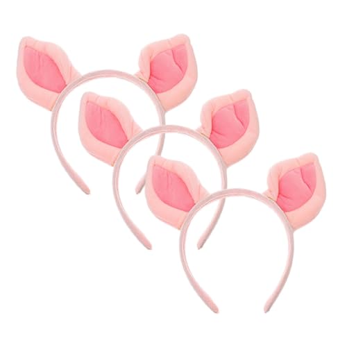 POPETPOP 3 Stück Teiliges Schweineohr Stirnband für Damen Weiches Cartoon Design Langlebig und Bequem für Halloween Kostüm und Themenpartys Geeignet für Kindergeburtstage und Cosplay POPETPOP 3 Stück Teiliges Schweineohr Stirnband für Damen Weiches Cartoon Design Langlebig und Bequem für Halloween Kostüm und Themenpartys Geeignet für Kindergeburtstage und Cosplay von POPETPOP
