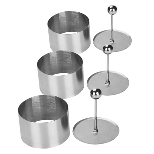 POPETPOP 3 Stück Teiliges Speisering Vielseitige Sushi und Reisbällchenform Sicherer Langlebiger Einfache Nutzung und Aufbewahrung für Hausgemachte Onigiri und Desserts POPETPOP 3 Stück Teiliges Speisering Vielseitige Sushi und Reisbällchenform Sicherer Langlebiger Einfache Nutzung und Aufbewahrung für Hausgemachte Onigiri und Desserts von POPETPOP