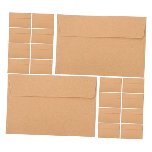 POPETPOP 30 Stück Teiliges Kraftpapier Einladungsumschläge Format Selbstklebend Schnell Verschließbar Vintage Design für Hochzeit Grußkarten Fotos Vielseitig Einsetzbar POPETPOP 30 Stück Teiliges Kraftpapier Einladungsumschläge Format Selbstklebend Schnell Verschließbar Vintage Design für Hochzeit Grußkarten Fotos Vielseitig Einsetzbar von POPETPOP