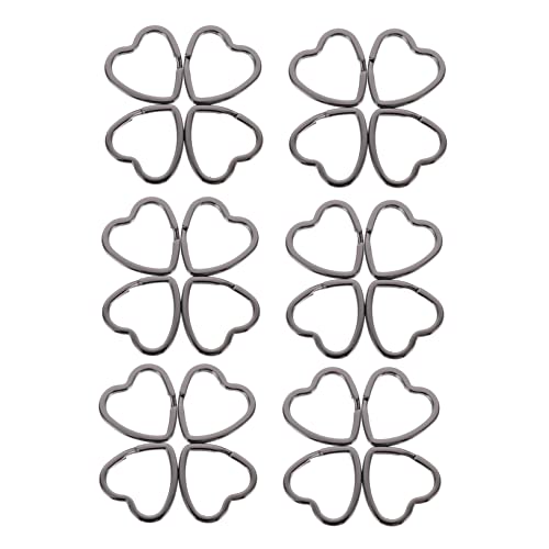 POPETPOP 30Stücke Herzförmige Schlüsselringe Metall DIY Anhänger für Handtaschen Schlüsselanhänger Hochwertige Schlüsselringe für Basteln Silberfarben POPETPOP 30Stücke Herzförmige Schlüsselringe Metall DIY Anhänger für Handtaschen Schlüsselanhänger Hochwertige Schlüsselringe für Basteln Silberfarben von POPETPOP