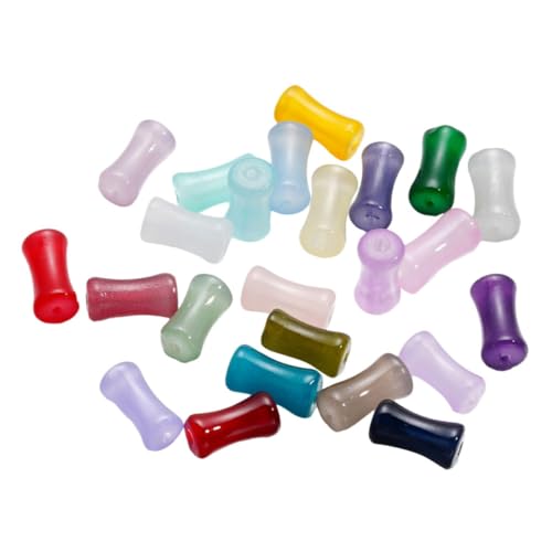 POPETPOP 30Stücke Röhrenperlen Abstandsperlen für DIY Schmuckherstellung für Armbänder und Haarnadeln Perlen für Bastelprojekte POPETPOP 30Stücke Röhrenperlen Abstandsperlen für DIY Schmuckherstellung für Armbänder und Haarnadeln Perlen für Bastelprojekte von POPETPOP