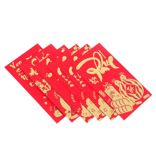 POPETPOP 36 Rote Umschläge Chinesischen Neujahr – 2026 Hong Bao Glücksgeldpakete, Vietnamesische Li Xi-taschen Für Bargelddekorationen Frühlingsfest, Hochzeit, Party von POPETPOP