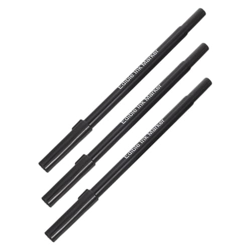 POPETPOP 3Stücke Praktische Lebensmittelmarker Essbare Stifte für Kuchendekoration Doppelseitige Pigmentstifte für Kekse Fondant und Desserts zu Handhaben POPETPOP 3Stücke Praktische Lebensmittelmarker Essbare Stifte für Kuchendekoration Doppelseitige Pigmentstifte für Kekse Fondant und Desserts zu Handhaben von POPETPOP