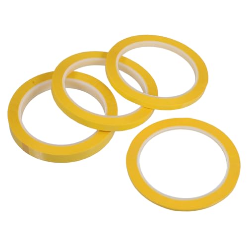 POPETPOP 4 Rollen Klebeband Streifen Identifikation Lang Etikett Maskierung Multifunktions Markieren Trocken Abwischbares Tafelband Planke Reparatur Hoch Das Haustier Yellow POPETPOP 4 Rollen Klebeband Streifen Identifikation Lang Etikett Maskierung Multifunktions Markieren Trocken Abwischbares Tafelband Planke Reparatur Hoch Das Haustier Yellow von POPETPOP