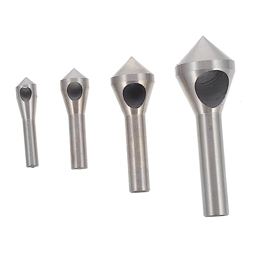 POPETPOP 4 Stück Innerer Chipschub verjüngt Holzbearbeitung Schlüssel Fase werkzeug Debring -Tool Metallsenkerbohrer für Stahl Entgratsenker Hochgeschwindigkeitsstahl Silver POPETPOP 4 Stück Innerer Chipschub verjüngt Holzbearbeitung Schlüssel Fase werkzeug Debring -Tool Metallsenkerbohrer für Stahl Entgratsenker Hochgeschwindigkeitsstahl Silver von POPETPOP