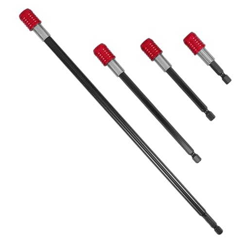 POPETPOP 4 Stück Verlängerungsstangen-Set Sechskant-Bohrer-Adapter Schlagschrauber-Bits Sperren von Bohrern Bit -Erweiterung Bithalter mit Sechskantschaft Sechskanthalter Legierung POPETPOP 4 Stück Verlängerungsstangen-Set Sechskant-Bohrer-Adapter Schlagschrauber-Bits Sperren von Bohrern Bit -Erweiterung Bithalter mit Sechskantschaft Sechskanthalter Legierung von POPETPOP