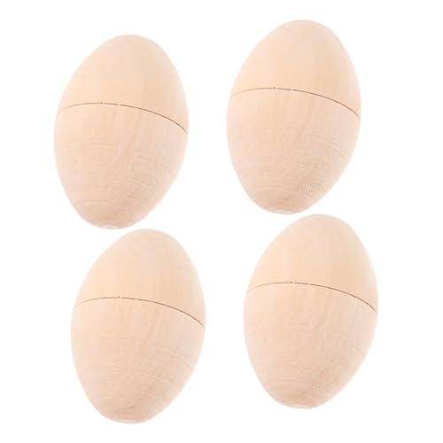 POPETPOP 4 Stück Weißes Embryoniertes Ei Osterei-requisite Ostern Malerei Handwerk Ostereier Selber Bemalen Osterdekoration Ei Eierverzierung Eiermalerei Holz Khaki POPETPOP 4 Stück Weißes Embryoniertes Ei Osterei-requisite Ostern Malerei Handwerk Ostereier Selber Bemalen Osterdekoration Ei Eierverzierung Eiermalerei Holz Khaki von POPETPOP