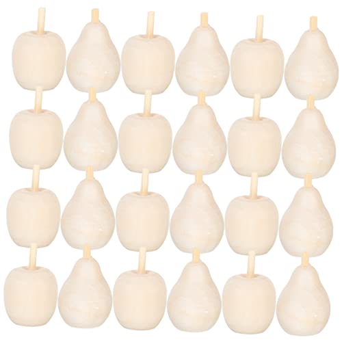 POPETPOP 40 Stück Teiliges Holzfrucht Dekorationsset zum Bemalen Naturbelassene DIY Holzfiguren für Handgefertigte Holzbirnen Äpfel Kreatives Basteln für und Festdeko POPETPOP 40 Stück Teiliges Holzfrucht Dekorationsset zum Bemalen Naturbelassene DIY Holzfiguren für Handgefertigte Holzbirnen Äpfel Kreatives Basteln für und Festdeko von POPETPOP