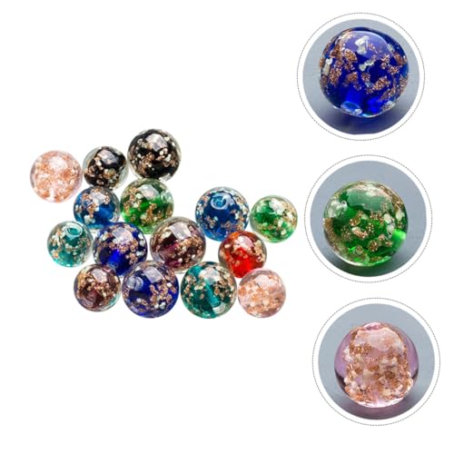 POPETPOP 40 Stück Teiliges Leuchtender Glasperlen Runde Spacer Perlen zum Basteln von Schmuck Armbändern und Schlüsselanhängern Langlebig Farblich Gemischt DIY Perlenmaterial POPETPOP 40 Stück Teiliges Leuchtender Glasperlen Runde Spacer Perlen zum Basteln von Schmuck Armbändern und Schlüsselanhängern Langlebig Farblich Gemischt DIY Perlenmaterial von POPETPOP