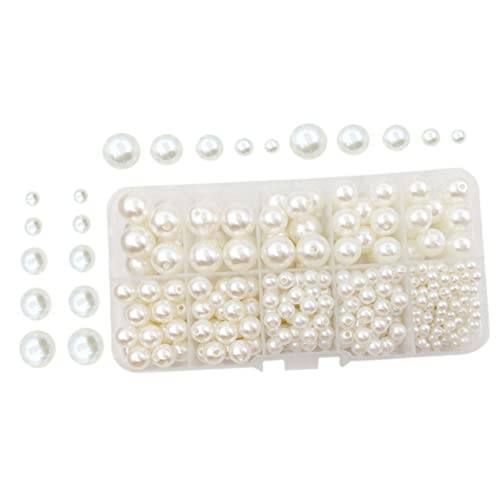 POPETPOP 440Stücke Teiliges DIY Perlen für Armbänder und Halsketten Glänzende Charme Perlen für Handwerken für Schmuckherstellung und Bastelprojekte von POPETPOP