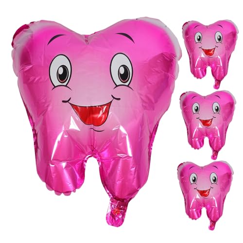 POPETPOP 4Stücke Zahnparty Luftballons Niedliche Dekoration für Babyparty Langlebig und Leicht Aufzublasen eine Süße Feier im Innen und Außenbereich POPETPOP 4Stücke Zahnparty Luftballons Niedliche Dekoration für Babyparty Langlebig und Leicht Aufzublasen eine Süße Feier im Innen und Außenbereich von POPETPOP