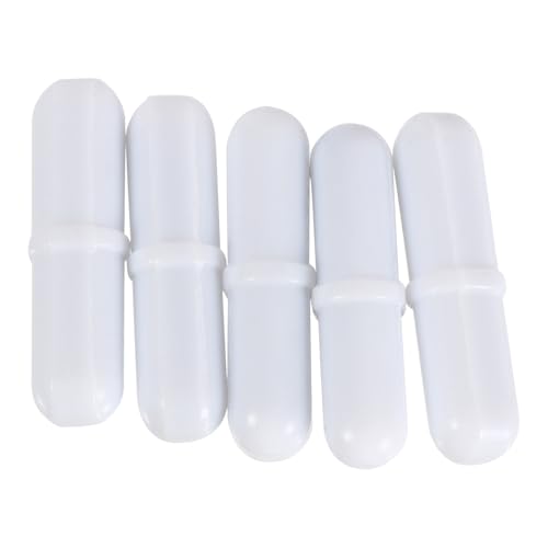 POPETPOP 5 Stück Magnetrührstäbe, Ptfe-laborrührstäbe, Weiße Mischstäbe zum Mischen von Flüssigkeiten, 30 Mm Länge POPETPOP 5 Stück Magnetrührstäbe, Ptfe-laborrührstäbe, Weiße Mischstäbe zum Mischen von Flüssigkeiten, 30 Mm Länge von POPETPOP