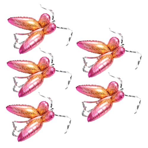 POPETPOP 5 Stück Teiliges Schmetterling Folienballon Flügel Design Party Deko und Fotorequisite Wiederverwendbar Leicht Aufblasbar für Geburtstagsfeier und Kinderparty Geeignet von POPETPOP