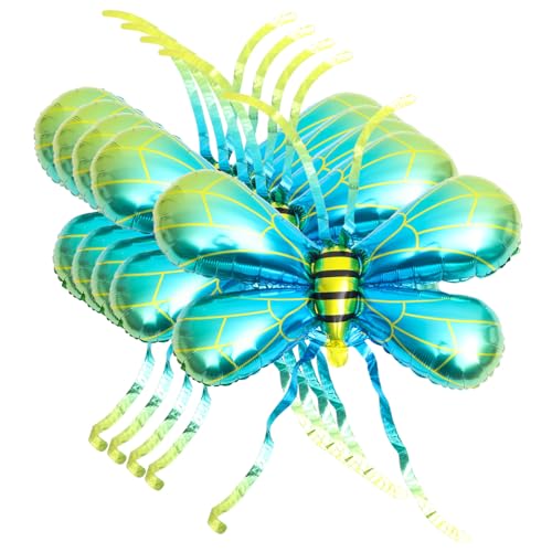 POPETPOP 5 Stück weiblicher Bienenflügelballon Dekorationen Flügel Ballons Farben groß Ö Blau luftballons Kostüme anziehen Flügel aufblasbarer Aluminiumfolienballon Blue POPETPOP 5 Stück weiblicher Bienenflügelballon Dekorationen Flügel Ballons Farben groß Ö Blau luftballons Kostüme anziehen Flügel aufblasbarer Aluminiumfolienballon Blue von POPETPOP