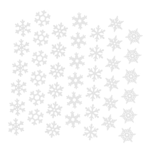 POPETPOP 50 Stück Teiliges Holzschneeflocken zum Basteln Natürliche Weihnachtsdeko Wiederverwendbare DIY Holzornamente für Fenster Wand und Christbaumschmuck POPETPOP 50 Stück Teiliges Holzschneeflocken zum Basteln Natürliche Weihnachtsdeko Wiederverwendbare DIY Holzornamente für Fenster Wand und Christbaumschmuck von POPETPOP
