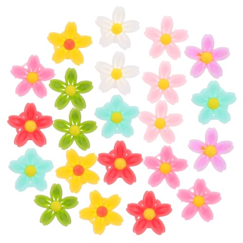 POPETPOP 50Stücke Mini Harz Blumen Charms Einfarbige Cabochons für DIY Schmuck Nagelkunst und Bastelverzierungen Vielseitig Einsetzbar und Elegant POPETPOP 50Stücke Mini Harz Blumen Charms Einfarbige Cabochons für DIY Schmuck Nagelkunst und Bastelverzierungen Vielseitig Einsetzbar und Elegant von POPETPOP