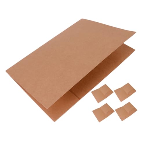 POPETPOP 5Stücke Einzeltaschen Aktenordner aus Kraftpapier Dokumentenordner für Bürobedarf Leichter Datei Organizer für Schule Zuhause und Restaurants Langlebig und Handfreundlich POPETPOP 5Stücke Einzeltaschen Aktenordner aus Kraftpapier Dokumentenordner für Bürobedarf Leichter Datei Organizer für Schule Zuhause und Restaurants Langlebig und Handfreundlich von POPETPOP