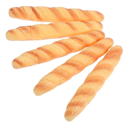 POPETPOP 5Stücke Neuartiger Baguette Kugelschreiber Lustiger Brot Schreibstift mit Schwarzer Realistische Lebensmittel Dekoration für Büro und Schule und Handlich POPETPOP 5Stücke Neuartiger Baguette Kugelschreiber Lustiger Brot Schreibstift mit Schwarzer Realistische Lebensmittel Dekoration für Büro und Schule und Handlich von POPETPOP