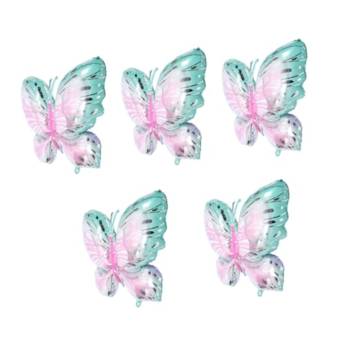 POPETPOP 5Stücke Schmetterlings Folienballons zur Geburtstagsfeierdekoration Entzückende Ballons für Unvergessliche Fotos für Innen und Außendekoration Farbenfrohe Designs POPETPOP 5Stücke Schmetterlings Folienballons zur Geburtstagsfeierdekoration Entzückende Ballons für Unvergessliche Fotos für Innen und Außendekoration Farbenfrohe Designs von POPETPOP