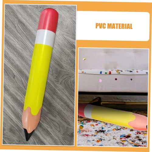 POPETPOP 6 Stück Aufblasbare PVC Bleistifte Langlebige Klassenzimmerdekoration Wetterfeste Große Bleistiftballons für Schulanfang Kinderfreundliche Wiederverwendbare Lernumgebung Deko POPETPOP 6 Stück Aufblasbare PVC Bleistifte Langlebige Klassenzimmerdekoration Wetterfeste Große Bleistiftballons für Schulanfang Kinderfreundliche Wiederverwendbare Lernumgebung Deko von POPETPOP