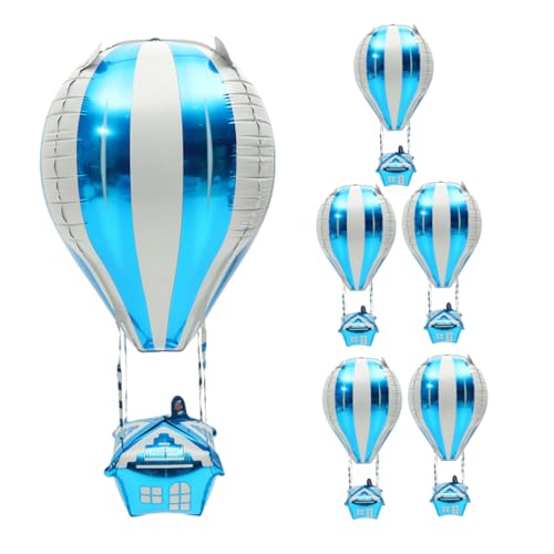 POPETPOP 6 Stück Heißluftballon Dekoration Heißluftballon aus Aluminium Luftballons für Kinderpartys Aluminiumfolienballons Kindergeburtstag Dekoration Folienballons für Helium Partyballon POPETPOP 6 Stück Heißluftballon Dekoration Heißluftballon aus Aluminium Luftballons für Kinderpartys Aluminiumfolienballons Kindergeburtstag Dekoration Folienballons für Helium Partyballon von POPETPOP