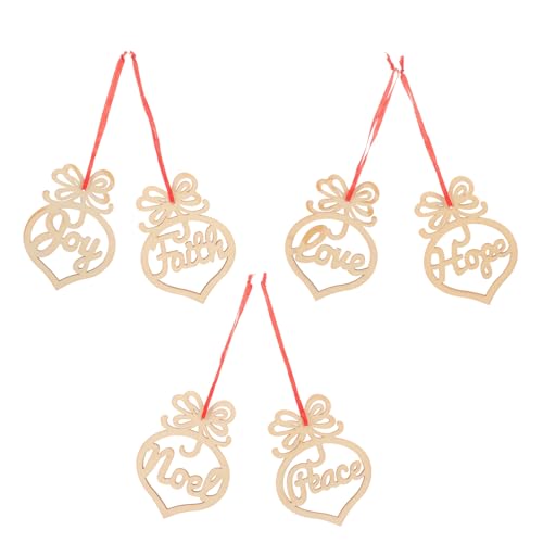 POPETPOP 6 Stück Teiliges Holzherz Dekorationen zum Bemalen und Basteln Naturbelassene Weihnachtsanhänger mit Band DIY Holzschnitt Herzform für Kreative Weihnachtsdeko und Geschenke POPETPOP 6 Stück Teiliges Holzherz Dekorationen zum Bemalen und Basteln Naturbelassene Weihnachtsanhänger mit Band DIY Holzschnitt Herzform für Kreative Weihnachtsdeko und Geschenke von POPETPOP
