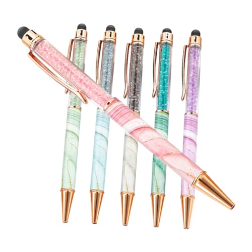 POPETPOP 6 Stück Teiliges Marble Kugelschreiber mit Feiner Spitze Touchscreen Kompatibel Stilvolle Marmorierte Schreibgeräte für Büro Schule und Alltag POPETPOP 6 Stück Teiliges Marble Kugelschreiber mit Feiner Spitze Touchscreen Kompatibel Stilvolle Marmorierte Schreibgeräte für Büro Schule und Alltag von POPETPOP