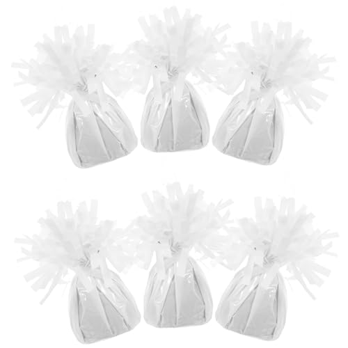 POPETPOP 6 Stück Weiße Ballongewichte für Tischdeko Vielseitige zur Befestigung von Helium und Latexballons bei Hochzeit Geburtstag und Party POPETPOP 6 Stück Weiße Ballongewichte für Tischdeko Vielseitige zur Befestigung von Helium und Latexballons bei Hochzeit Geburtstag und Party von POPETPOP