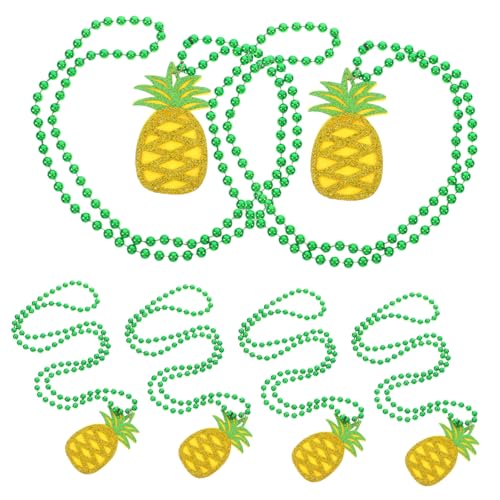 POPETPOP 6 Teilige Hawaii Party Halskette Tropische Party Dekoration Ananas Geburtstagsdekorationen Hawaii Partyzubehör Ananas Charm Sommerschmuck Ananas Halskette Aus Kunststoff POPETPOP 6 Teilige Hawaii Party Halskette Tropische Party Dekoration Ananas Geburtstagsdekorationen Hawaii Partyzubehör Ananas Charm Sommerschmuck Ananas Halskette Aus Kunststoff von POPETPOP
