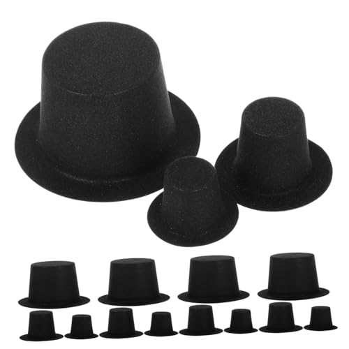 POPETPOP 60 Stück Mini Weihnachtsmützen Schwarz PVC Flauschige Mini Hüte für DIY Basteln Puppen Dekoration Party Zubehör POPETPOP 60 Stück Mini Weihnachtsmützen Schwarz PVC Flauschige Mini Hüte für DIY Basteln Puppen Dekoration Party Zubehör von POPETPOP