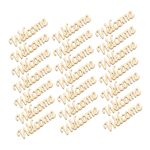 POPETPOP 60pcs Unfertigte Hölzerne Willkommensausschnitte Für DIY -crafting -holzholz Holzschild Für Krampfhandwerk Wandkunst DIY POPETPOP 60pcs Unfertigte Hölzerne Willkommensausschnitte Für DIY -crafting -holzholz Holzschild Für Krampfhandwerk Wandkunst DIY von POPETPOP