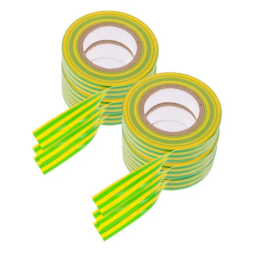 POPETPOP 6Rollen Isolierband Hochtemperaturband Kabelkennzeichnung für Elektriker Heimwerker Farbiges Langlebiges Flexibles Klebeband für Sichere von POPETPOP